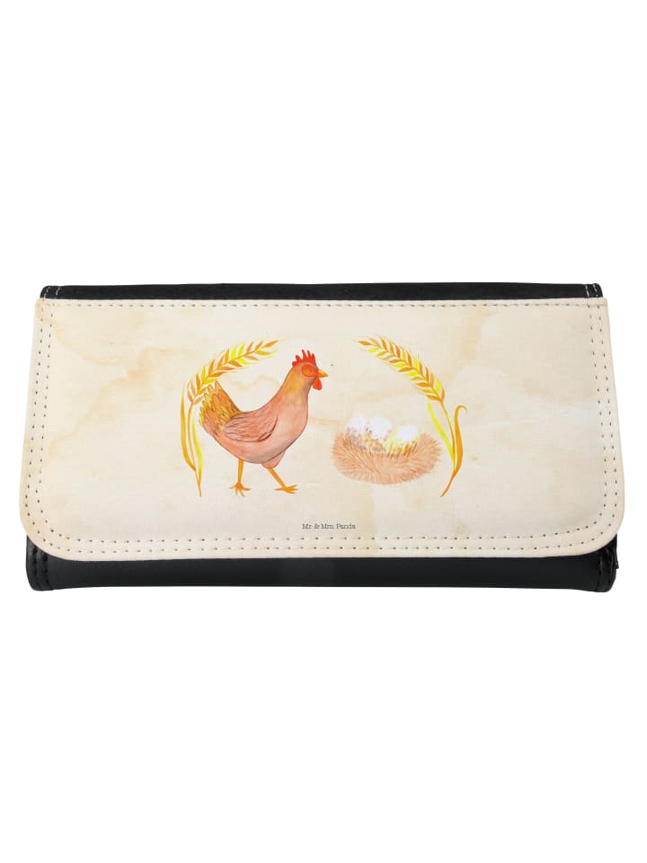 Portemonnaie Damen Huhn Stolz ohne Spruch in Vintage