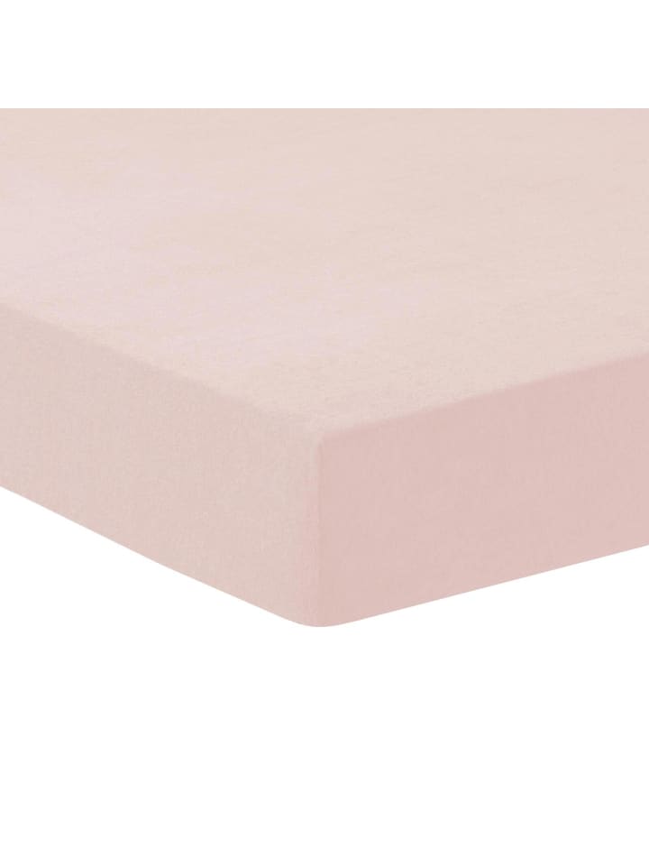 Spannbettlaken Frottee Stretch in rosa