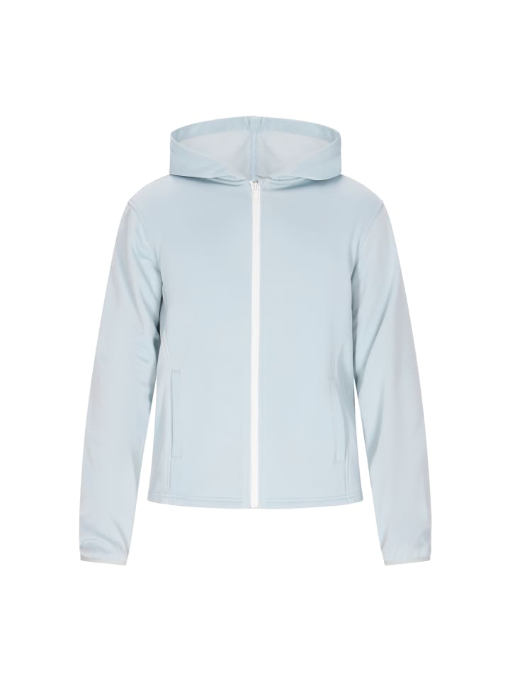Men Jacket in Blasses Türkis Weiss