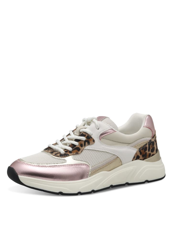 Sportliche Schnürschuhe in Rosa
