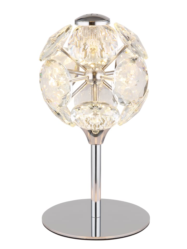 Tischleuchte "VIRINA" in silver