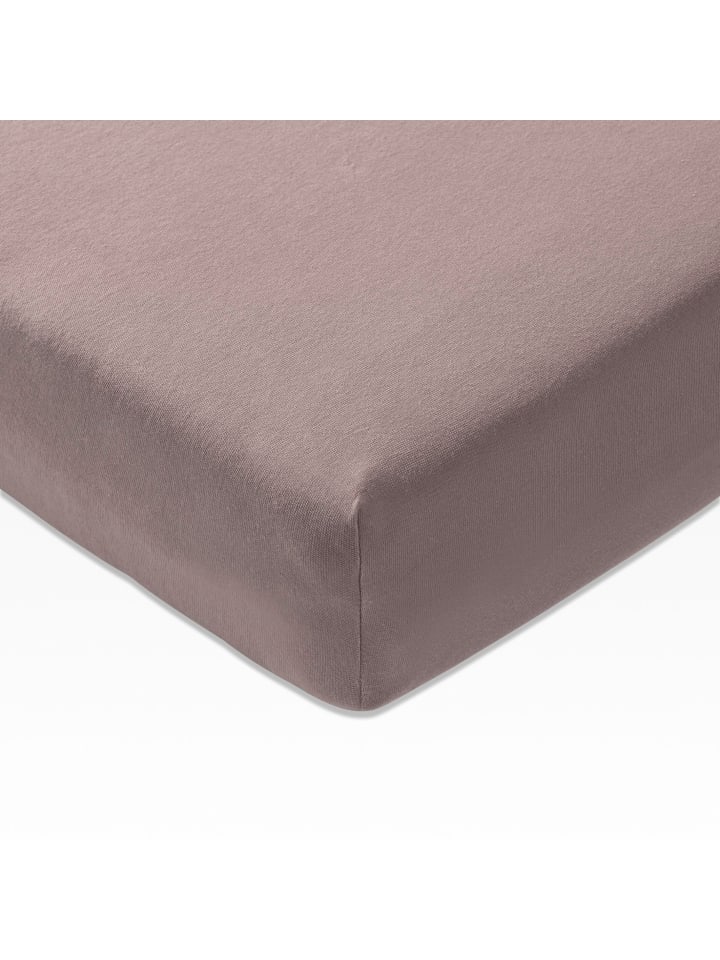 JOOP! UNI Spannbetttuch 180-200x200 cm, Taupe