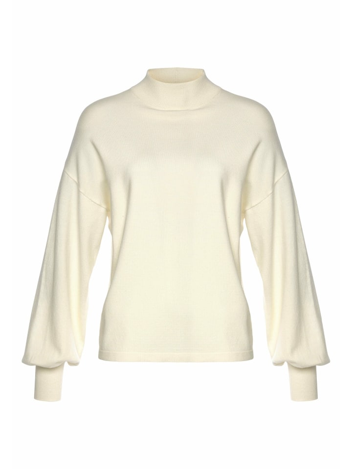 Strickpullover in creme