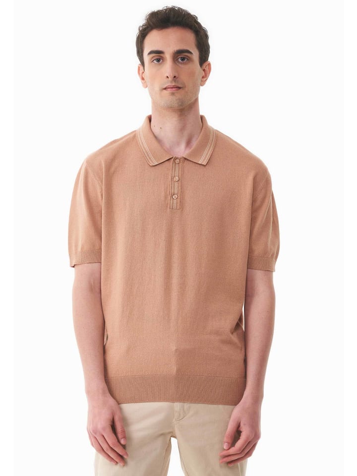 Poloshirt "MOR17953" in Tan