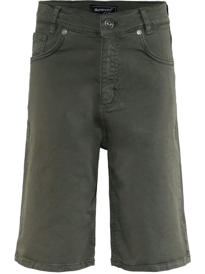 Skater Bermuda Shorts Bundweite slim fit in army