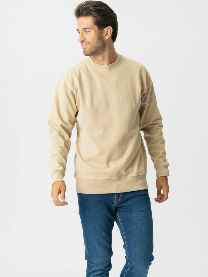 Pullover Sweatshirt in Sand