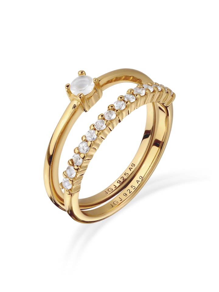 Ring 925 Sterling Silber in Gold