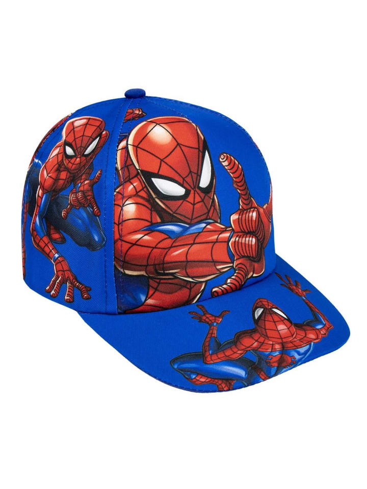 Spiderman Sommer Cap Mütze mit Print & UV-Schutz in Mehrfarbig