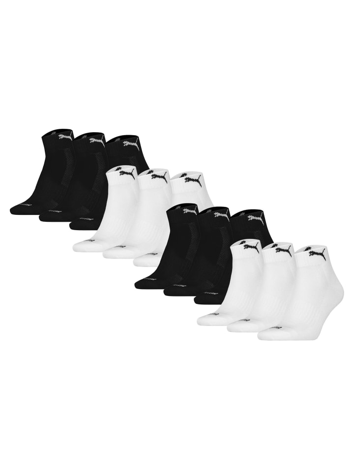Socken 12er Pack in 2xSchwarz/2xWeiß