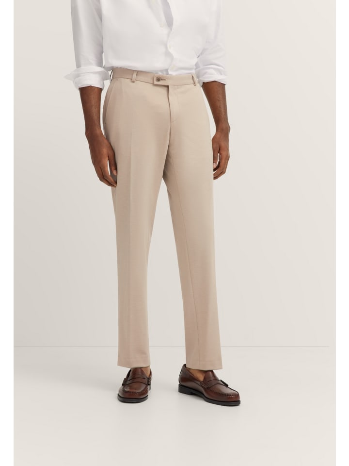 Anzughose in 30-beige