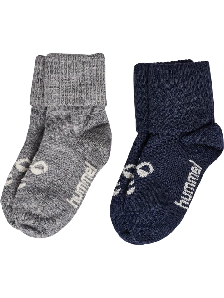 Crew Socken Hmlmini Kinder in DRESS BLUES/GREY MELANGE