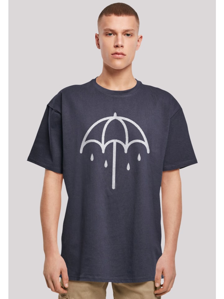 Umbrella Band F4NT4STIC limango | marineblau T-Shirt günstig Oversize Metal in BMTH 2 DARK kaufen