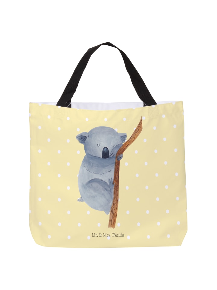 Tasche Koalabär ohne Spruch in Gelb Pastell