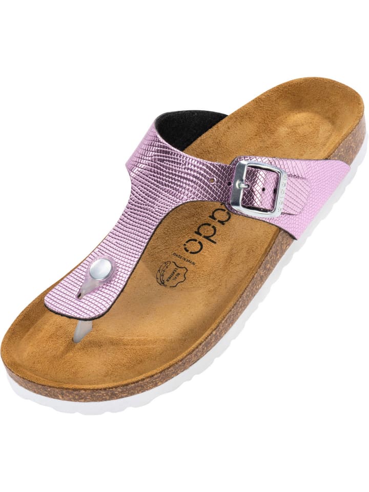 Palado Zehentrenner Herren Kos Matt - Bequeme Pantoletten Made In Spain Mit Kork-Fußbett