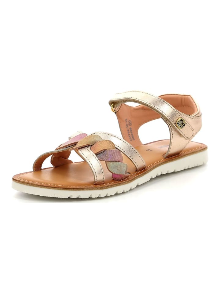 Sandalen Rosegold