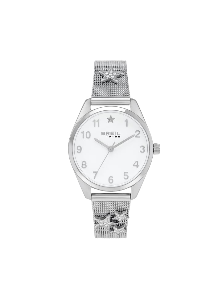 Analoguhr superstar weiss