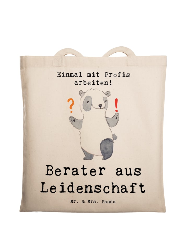 Tote Bag Berater Leidenschaft mit Spruch in Creme