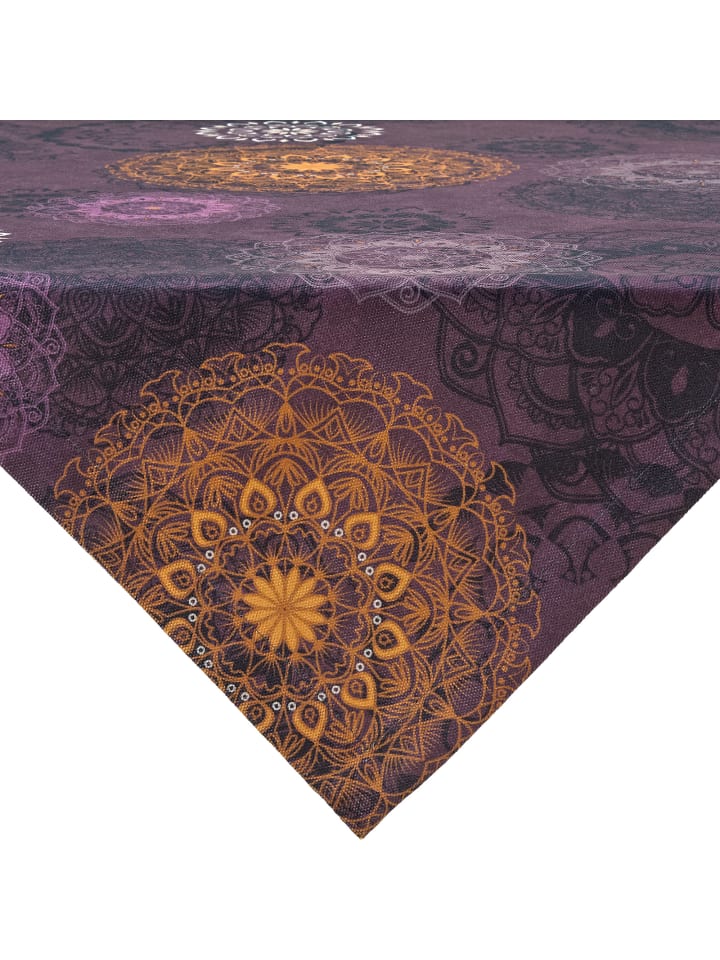 Mitteldecke in aubergine
