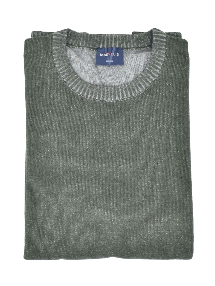 Pullover in Dunkelgrün