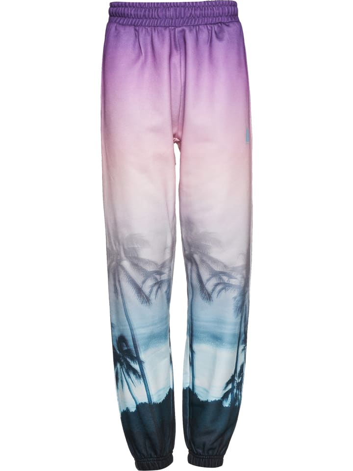 Trousers - Sweat in lilac/coloured