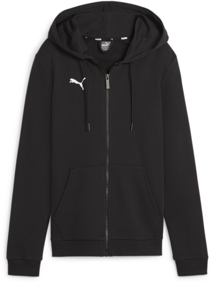 Hoodie "TeamGoal CasuaLongsleeve Hooded Jacket Wmn" in Schwarz