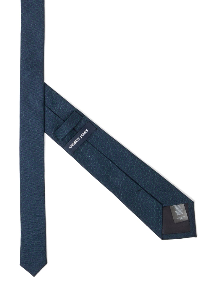 Krawatte in marine tanne - 0002