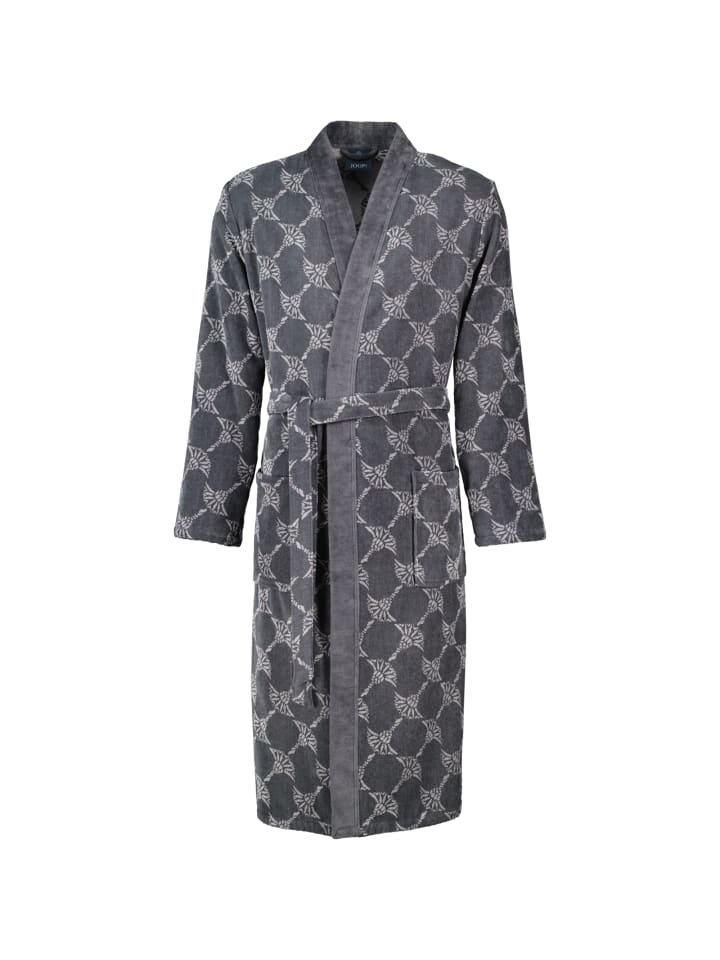 JOOP! Bademäntel Herren Kimono Kimono 1662 anthrazit - 77 in anthrazit - 77