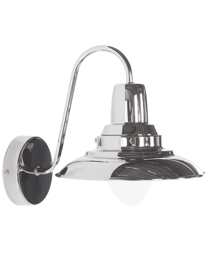 Wandleuchte LUZA in Silber - (W) 20 x (H) 21 x (L) 20 cm