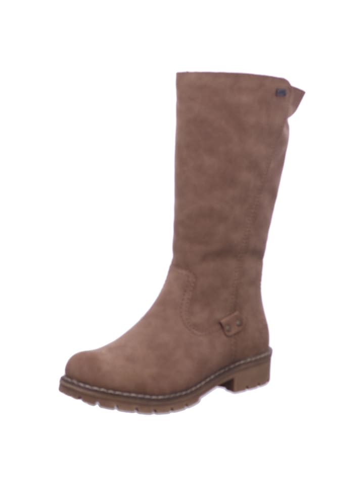 Schnürstiefelette in braun