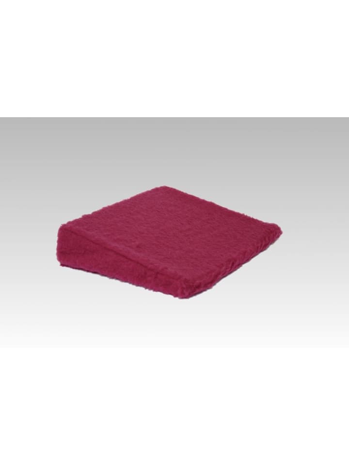 Keilkissen Therapiekeil Wolle 40 x 40 x8/1 cm in bordeaux
