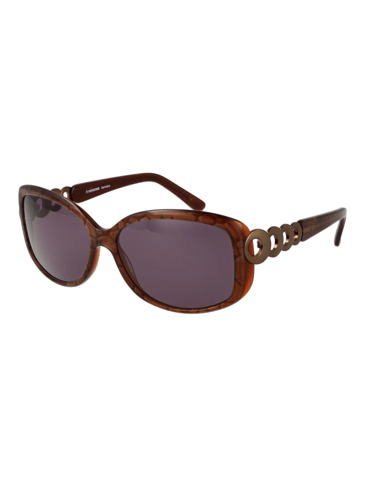Damen Sonnenbrillen Oval Braun