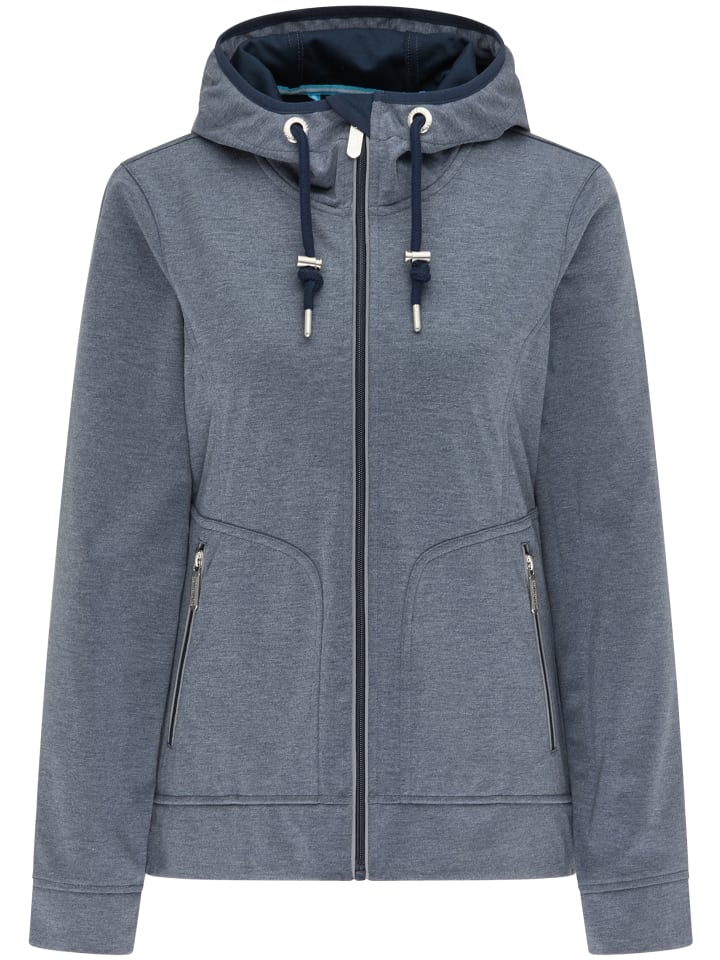 Damen Funktionsjacke in Marine Melange