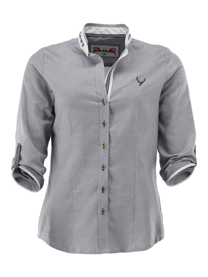 Trachtenbluse Prayan in marine