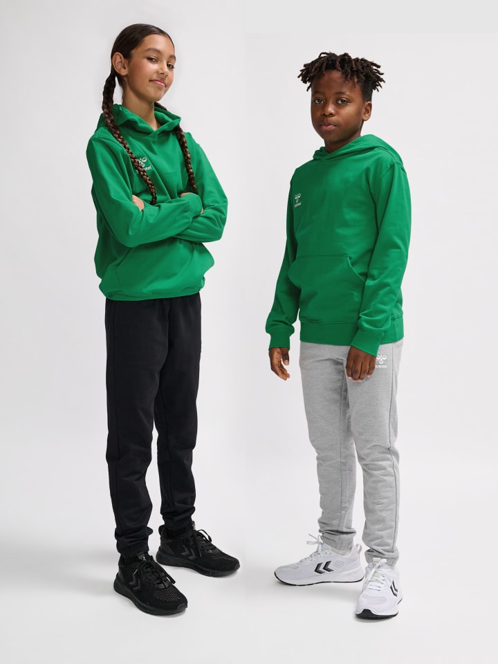 Verstellbare Taille Kapuzenpullover Hmlgo Kinder in JELLY BEAN