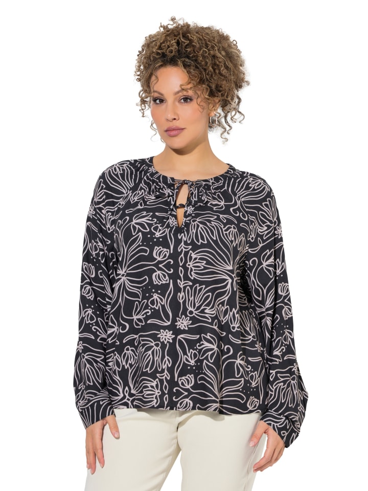 Bluse in schwarz