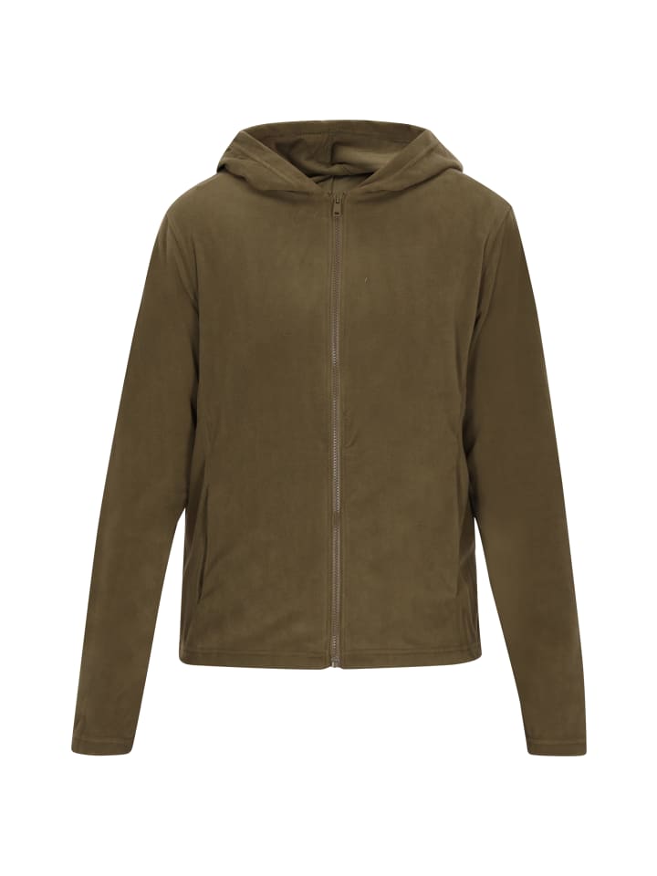 Herren Fleecejacke in Khaki