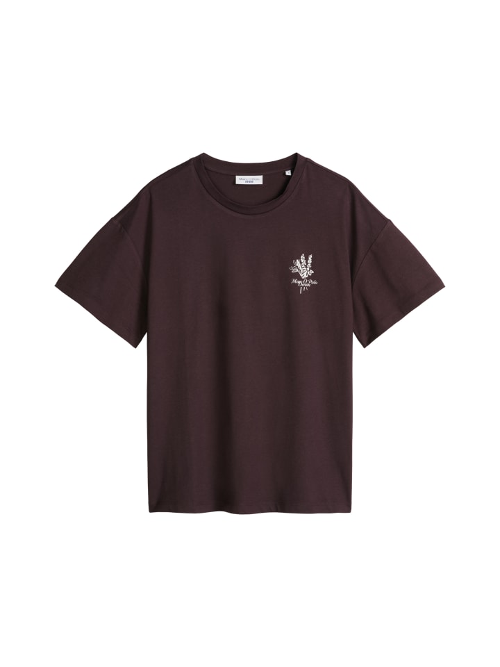 T-Shirt relaxed in Burnt Aubergine