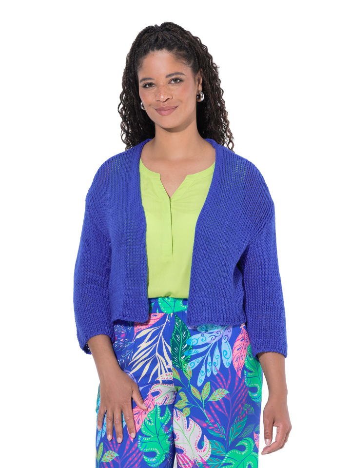 Strickjacke in blau