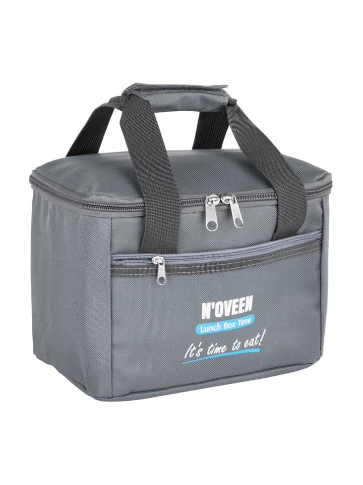 Thermotasche für Lunchbox | Tragbare Picknicktasche | Grau | 16x23x16cm in Grau