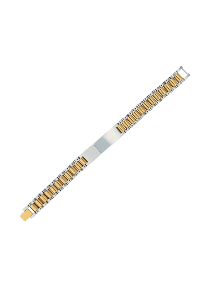 Unisex Armband – Gliederarmband aus Edelstahl 20,5 cm in silber