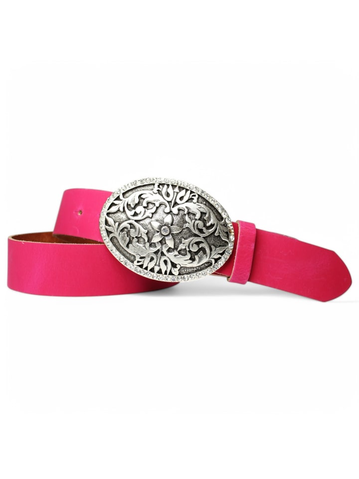 Damen Trachtengürtel in Pink
