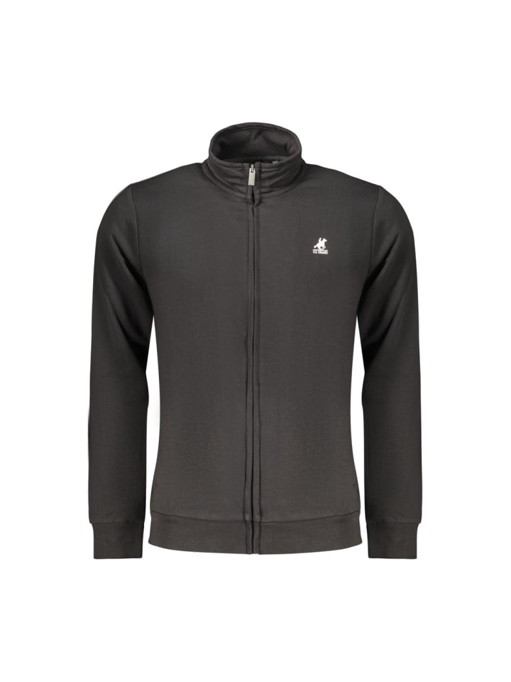 Schwarz Baumwolle Herren Sweatshirt