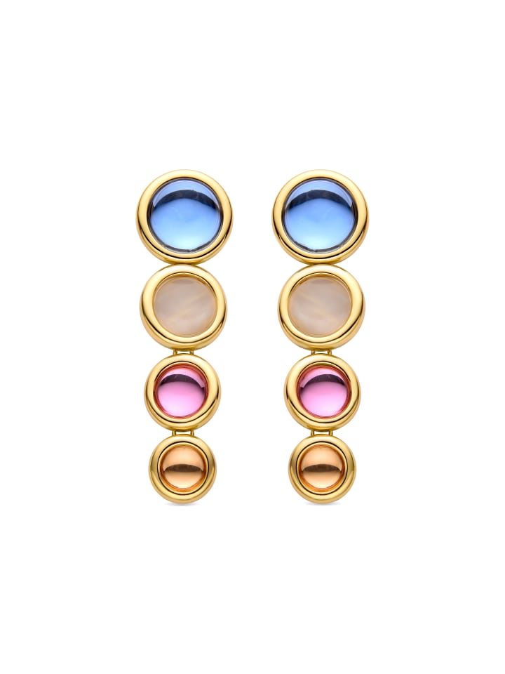 Ohrringe Longki mit 18 Karat Goldfinish – LONGKI