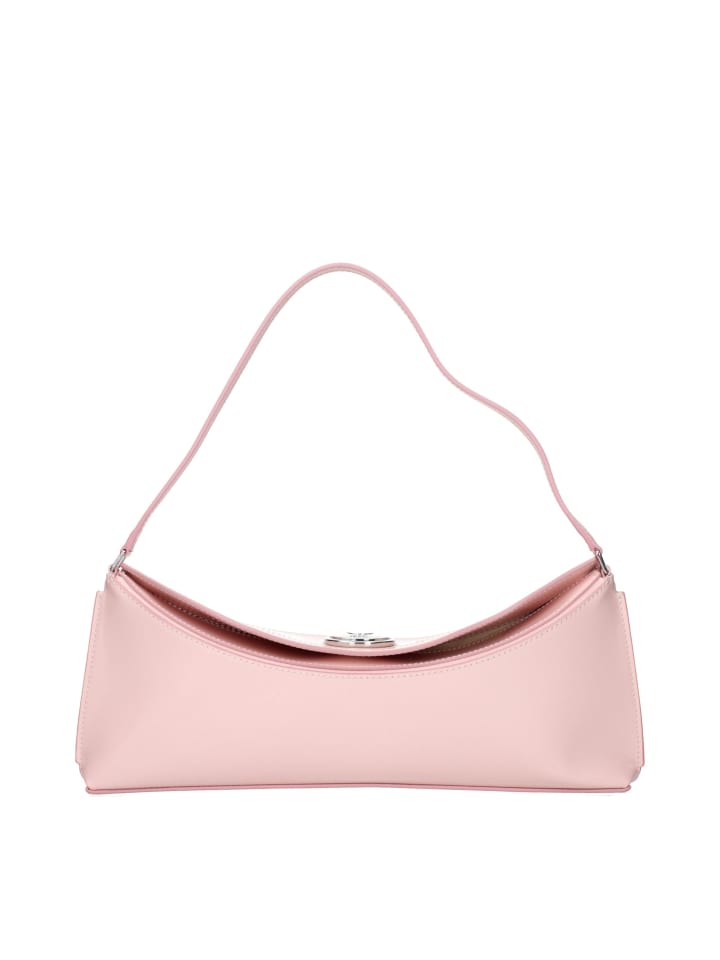 Pink Leder Schulter Tasche