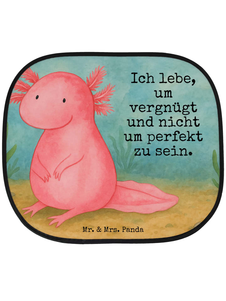 Sonnenblende Auto Axolotl Niedlich Design mit S... in Weiß