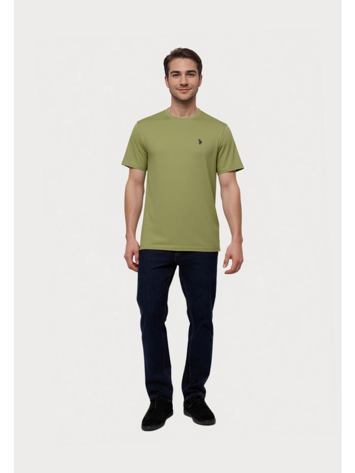 T-Shirt in oliv