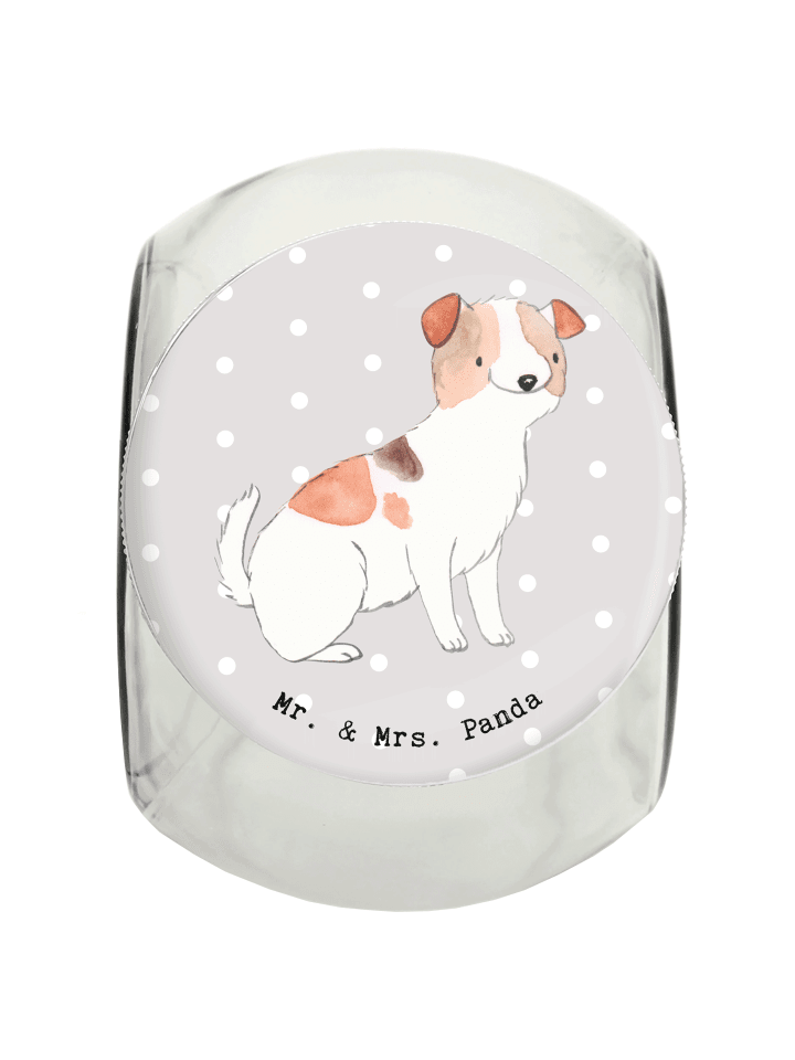 Leckerli Glas Jack Russell Terrier Moment ohne ... in Grau Pastell
