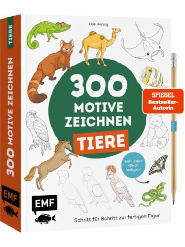 Buch - 300 Motive zeichnen - Tiere