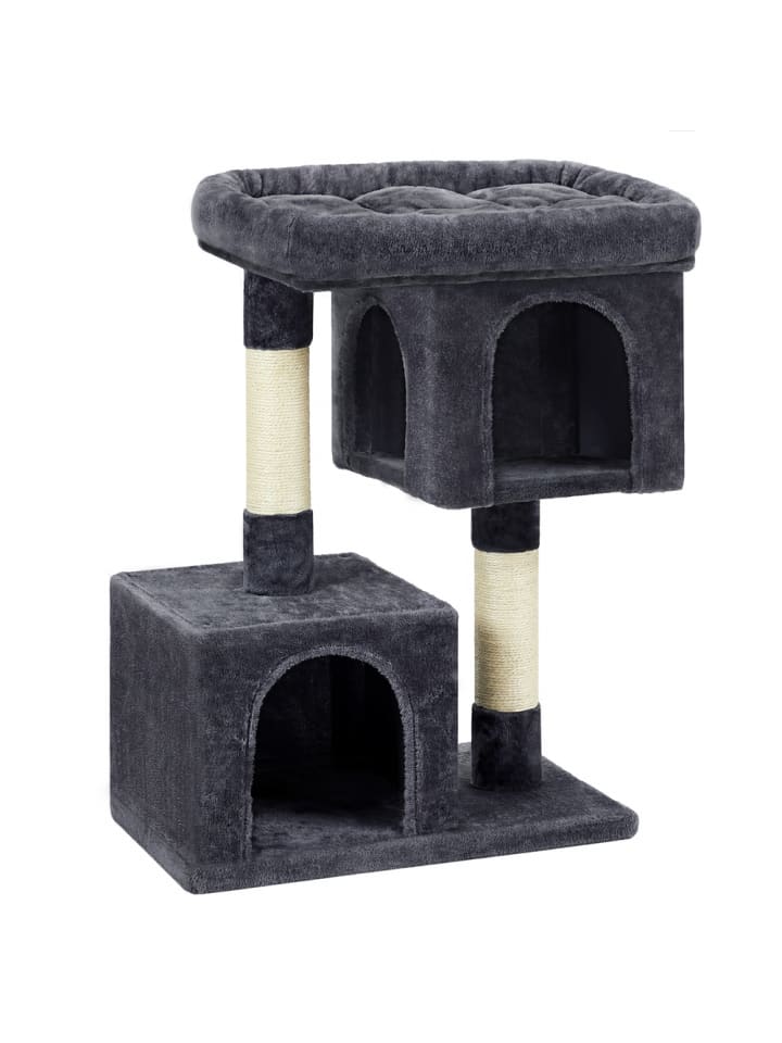 Katzenbaum Clawfy in Rauchgrau - (B)40 x (H)84 x (T)60 cm