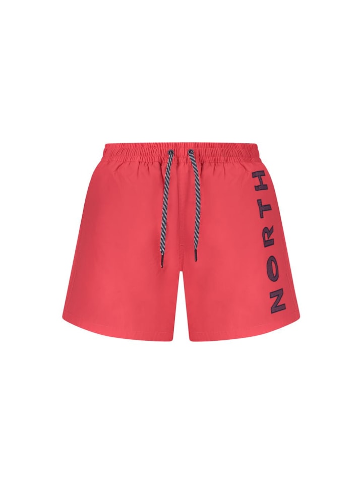 Rot Nylon Herren Bade Trunk